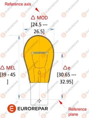 EUROREPAR 1616430980 - Lampadina, Indicatore direzione autozon.pro