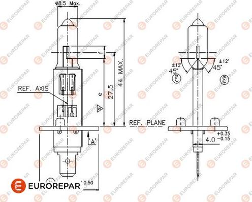 EUROREPAR 1616430880 - Lampadina, Faro di profondità autozon.pro