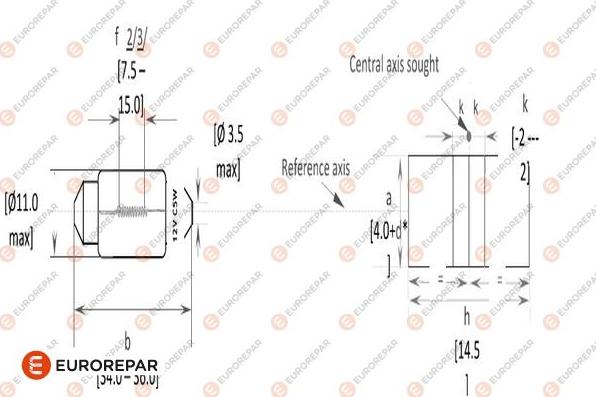 EUROREPAR 1616430780 - Lampadina, Luce targa autozon.pro