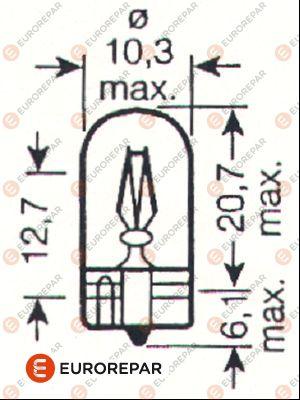 EUROREPAR 1616431580 - Lampadina, Indicatore direzione autozon.pro