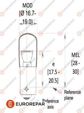 EUROREPAR 1616431080 - Lampadina, Indicatore direzione autozon.pro