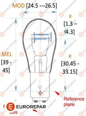 EUROREPAR 1616431380 - Lampadina, Indicatore direzione autozon.pro