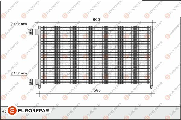 EUROREPAR 1610159780 - Condensatore, Climatizzatore autozon.pro