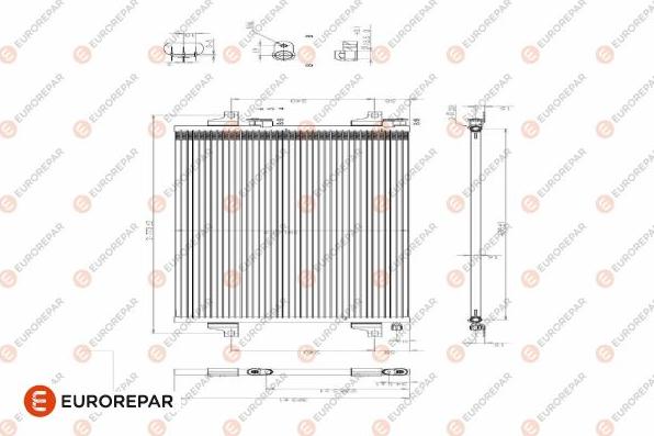 EUROREPAR 1610160880 - Condensatore, Climatizzatore autozon.pro