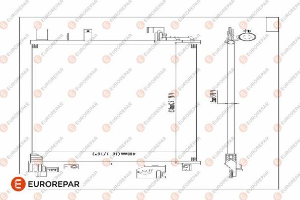 EUROREPAR 1610162080 - Condensatore, Climatizzatore autozon.pro