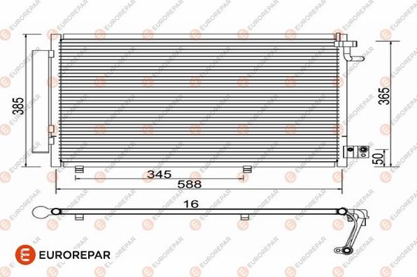 EUROREPAR 1610162880 - Condensatore, Climatizzatore autozon.pro