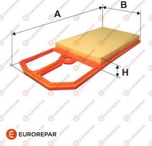 EUROREPAR 1612865580 - Filtro aria autozon.pro