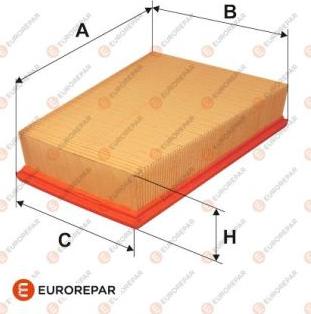 EUROREPAR 1612866080 - Filtro aria autozon.pro