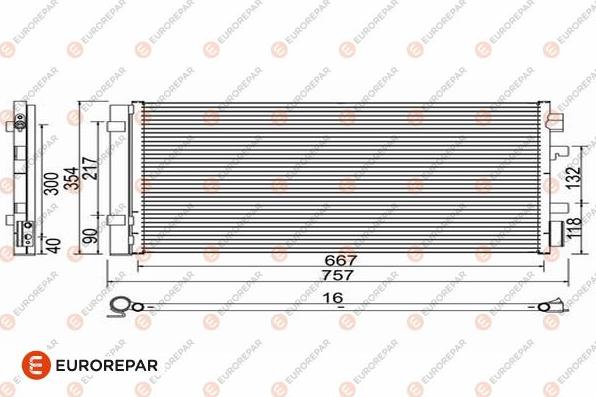 EUROREPAR 1618099780 - Condensatore, Climatizzatore autozon.pro