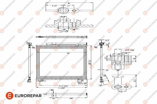 EUROREPAR 1618100080 - Condensatore, Climatizzatore autozon.pro