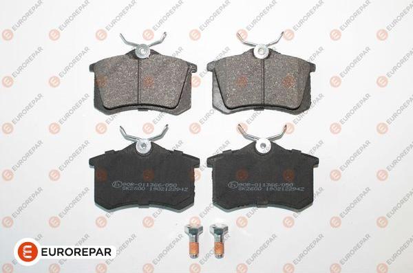 EUROREPAR 1617249980 - Kit pastiglie freno, Freno a disco autozon.pro