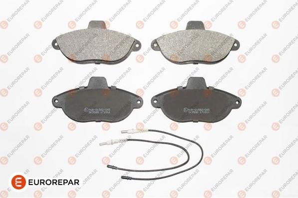 EUROREPAR 1617250580 - Kit pastiglie freno, Freno a disco autozon.pro