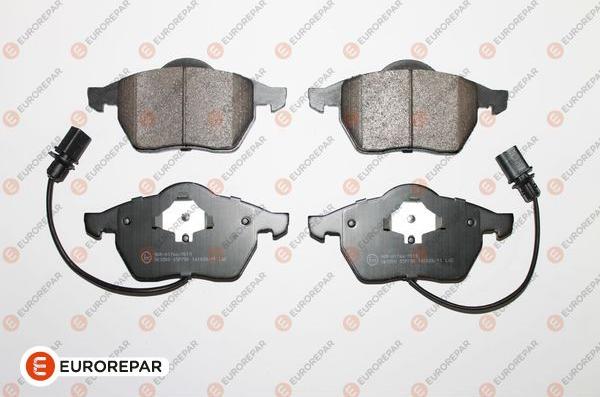 EUROREPAR 1617253080 - Kit pastiglie freno, Freno a disco autozon.pro