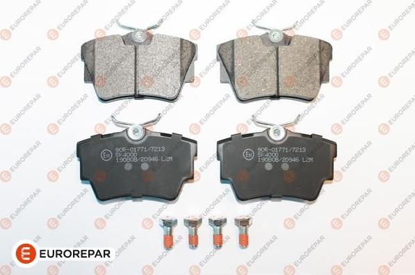 EUROREPAR 1617269080 - Kit pastiglie freno, Freno a disco autozon.pro