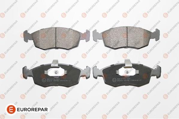 EUROREPAR 1617261380 - Kit pastiglie freno, Freno a disco autozon.pro