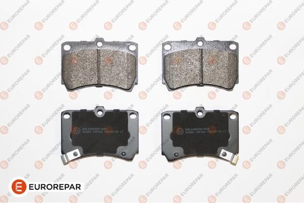 EUROREPAR 1617268180 - Kit pastiglie freno, Freno a disco autozon.pro