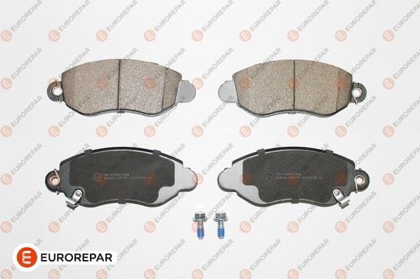 EUROREPAR 1617263880 - Kit pastiglie freno, Freno a disco autozon.pro