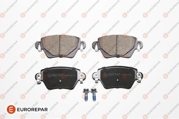 EUROREPAR 1617262080 - Kit pastiglie freno, Freno a disco autozon.pro