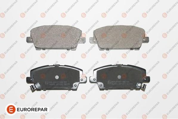 EUROREPAR 1617267880 - Kit pastiglie freno, Freno a disco autozon.pro