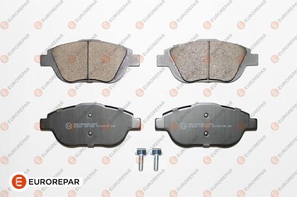 EUROREPAR 1617275680 - Kit pastiglie freno, Freno a disco autozon.pro