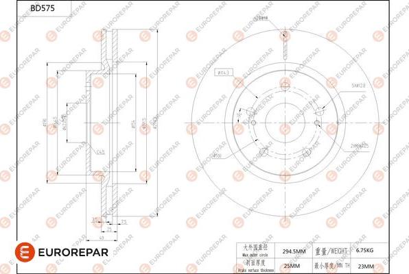 EUROREPAR 1684301780 - Discofreno autozon.pro