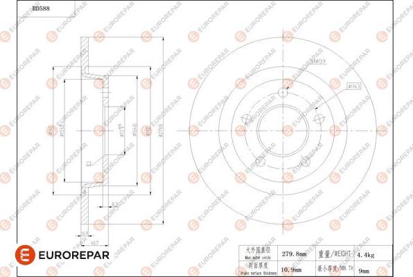 EUROREPAR 1684303080 - Discofreno autozon.pro