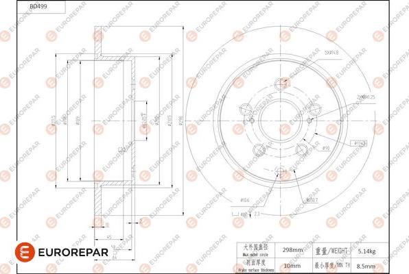 EUROREPAR 1684294180 - Discofreno autozon.pro