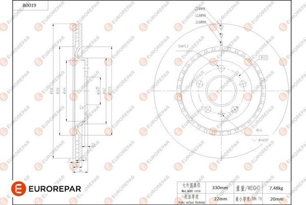 EUROREPAR 1684246180 - Discofreno autozon.pro