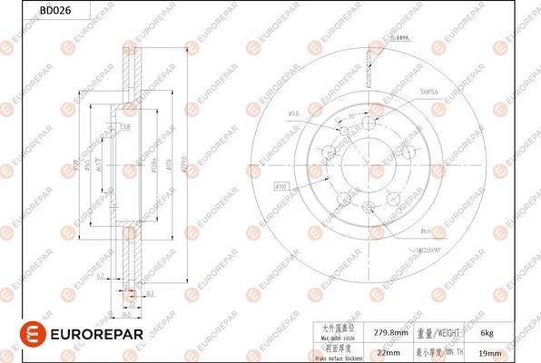 EUROREPAR 1684246880 - Discofreno autozon.pro