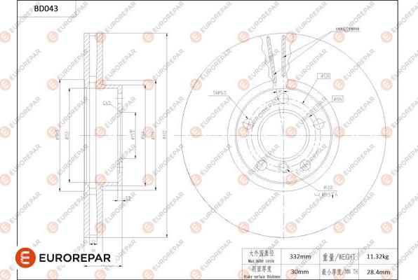 EUROREPAR 1684248580 - Discofreno autozon.pro