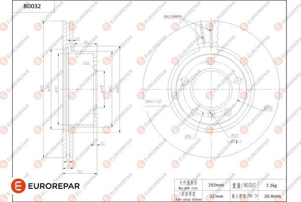 EUROREPAR 1684247480 - Discofreno autozon.pro