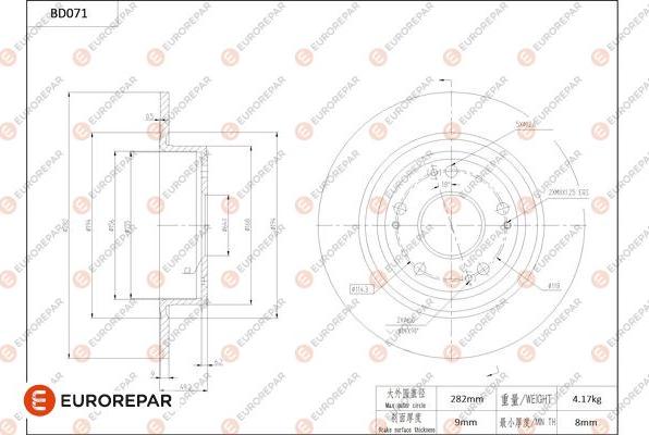 EUROREPAR 1684251380 - Discofreno autozon.pro