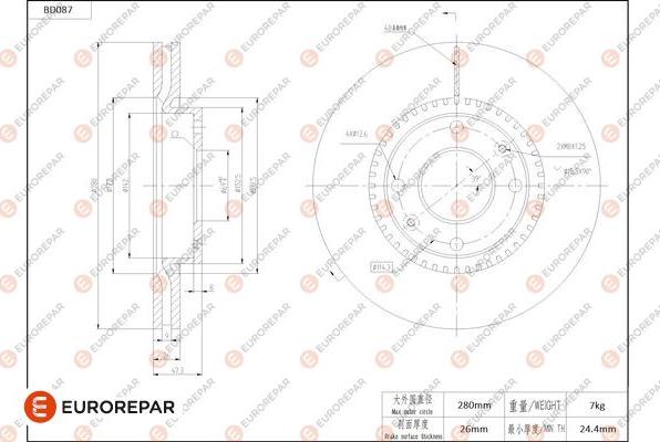 EUROREPAR 1684252980 - Discofreno autozon.pro