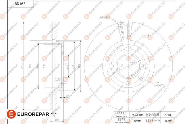 EUROREPAR 1684260480 - Discofreno autozon.pro