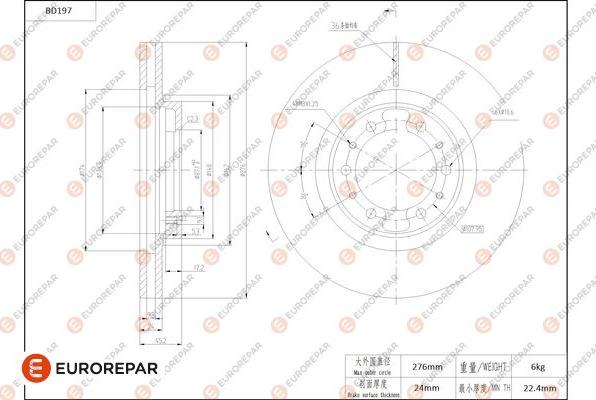 EUROREPAR 1684263980 - Discofreno autozon.pro