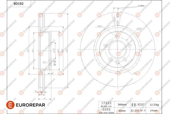 EUROREPAR 1684263480 - Discofreno autozon.pro