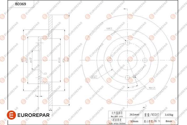 EUROREPAR 1684281180 - Discofreno autozon.pro