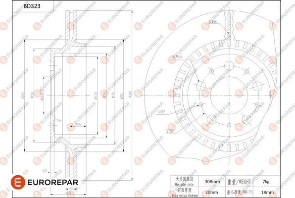 EUROREPAR 1684276580 - Discofreno autozon.pro