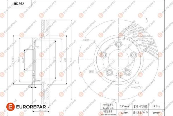 EUROREPAR 1684270480 - Discofreno autozon.pro