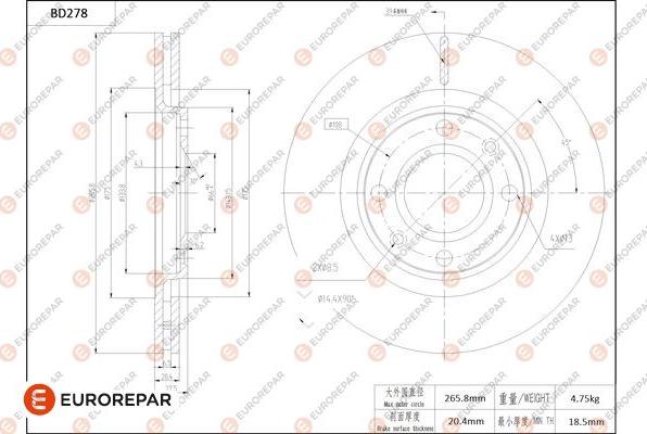 EUROREPAR 1684272080 - Discofreno autozon.pro