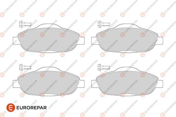 EUROREPAR 1686269680 - Kit pastiglie freno, Freno a disco autozon.pro