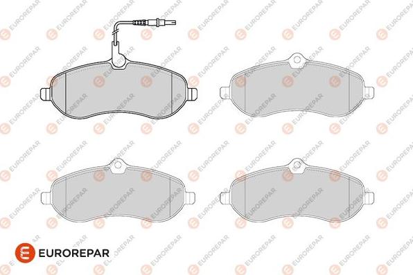 EUROREPAR 1686265980 - Kit pastiglie freno, Freno a disco autozon.pro