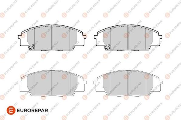 EUROREPAR 1686266380 - Kit pastiglie freno, Freno a disco autozon.pro