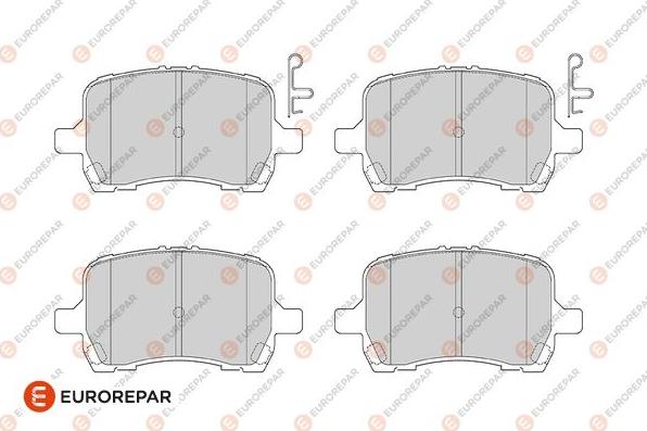 EUROREPAR 1686280080 - Kit pastiglie freno, Freno a disco autozon.pro