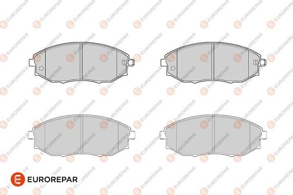 EUROREPAR 1686279980 - Kit pastiglie freno, Freno a disco autozon.pro