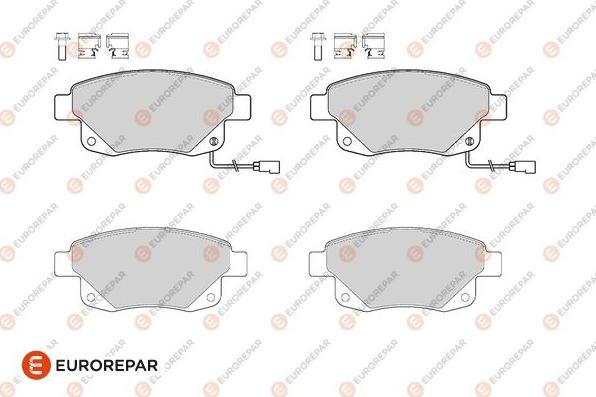 EUROREPAR 1686275380 - Kit pastiglie freno, Freno a disco autozon.pro