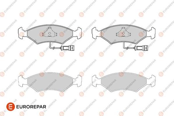 EUROREPAR 1686278680 - Kit pastiglie freno, Freno a disco autozon.pro