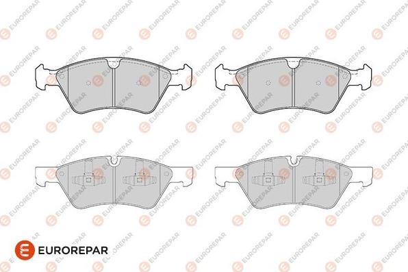 EUROREPAR 1686273180 - Kit pastiglie freno, Freno a disco autozon.pro