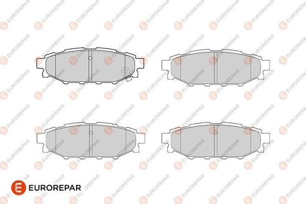 EUROREPAR 1686272280 - Kit pastiglie freno, Freno a disco autozon.pro