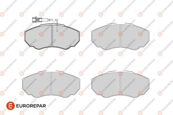 EUROREPAR 1686277480 - Kit pastiglie freno, Freno a disco autozon.pro